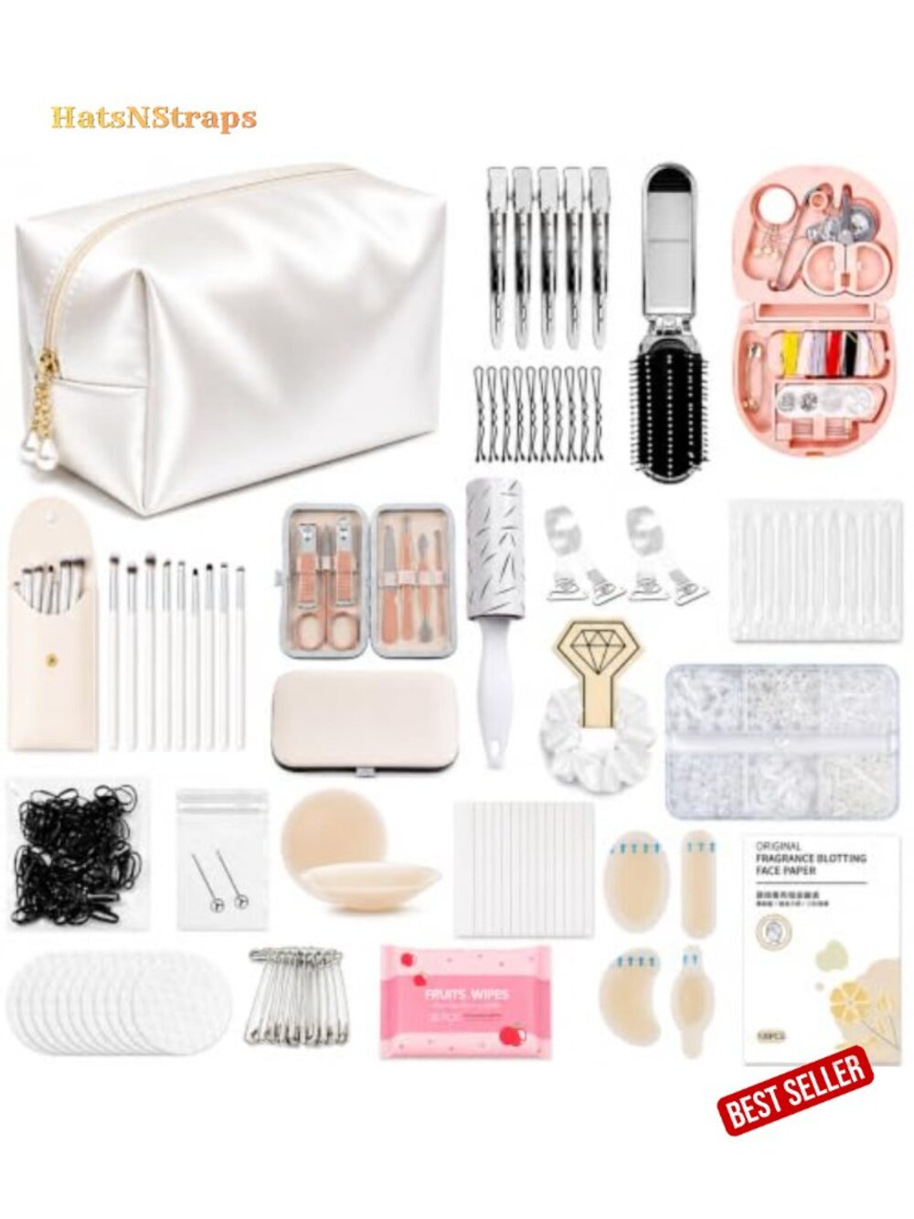 Wedding Emergency Kit 60+ Essentials Bridal Must-Haves Pouch